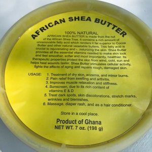 100% Natural African Shea Butter: 7 oz
